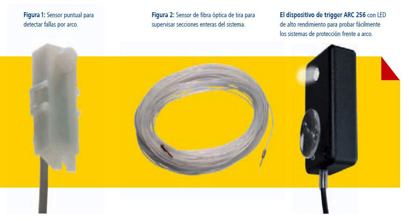 Accesorios Omicron para la prueba de arco electrico