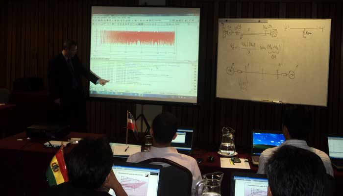 Flavio muestra los resultados junto con unos gráficos