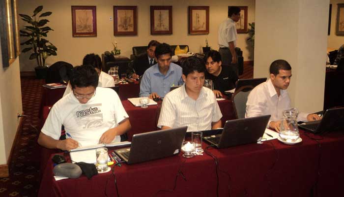 En pleno desarrollo de los ejercicios