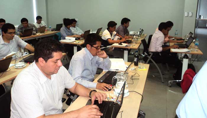 Asistentes al curso de Modelado DSL