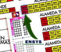 Plano de Ubicacion de Stand de ENSYS en PERUMIN 2013